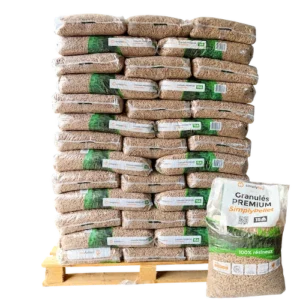 Granulés de bois Premium SimplyPELLET - 65 sacs 975kg